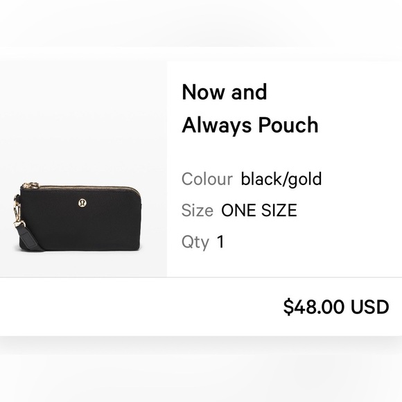 lululemon Now and Always Pouch - Picture 3 of 3